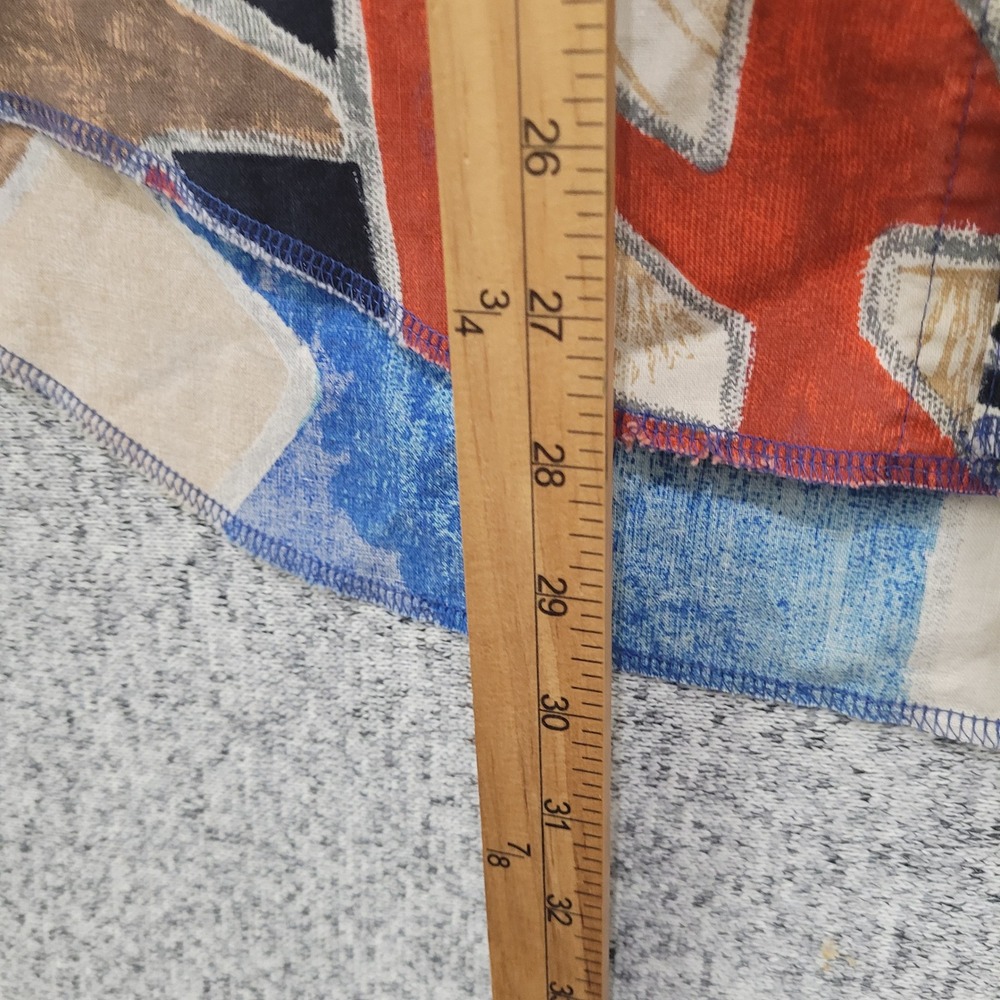 Vintage Wrangler Cowboy Cut Western 15.5 33 Southwestern Geometric XLong Tail - Picture 5 of 7